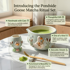 Duck Matcha Bowl | Handmade Ceramic Chawan | LA012