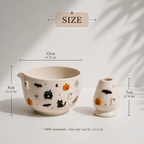 Halloween Ghost Ceramic Matcha Set - NN002