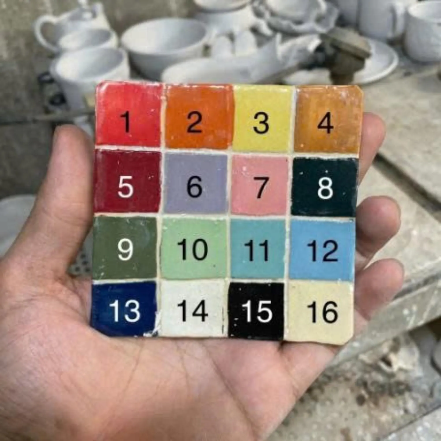Ceramic Celestial Wall Tealight Holder - NN10