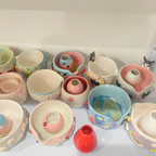 Handmade Matcha Tea Set Ready to Ship - Ceramic Matcha Bowl Set with Whisk Holder - Unique Tea Lover Gift - Birthday Gift - LA