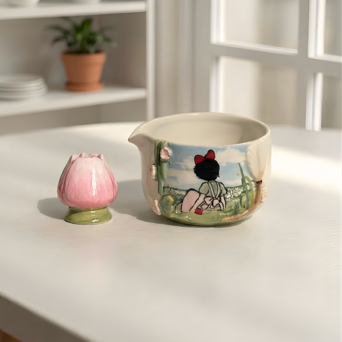 Handmade Storybook Matcha Bowl Set | Handmade Matcha Bowl Set | LA036