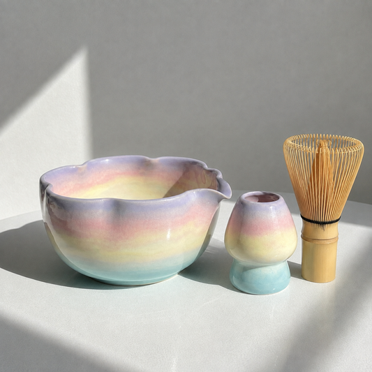 Pastel Ombre Ceramic Matcha Set- NN007