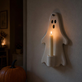 Halloween Wall Candle Holder, Ghost Candle Sconce, Ceramic Ghost Decor, Handmade Wall Candle Holder, Spooky Home Decor, Halloween Gift | LA136
