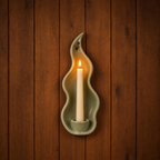Ceramic Wall Candle Holder, Handmade Ceramic Sconce, Sage Green Taper Candle Holder, Minimalist Wall Decor, Rustic Home Decor | LA127
