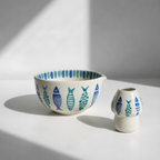 Blue Fish Ceramic Matcha Set - NN003