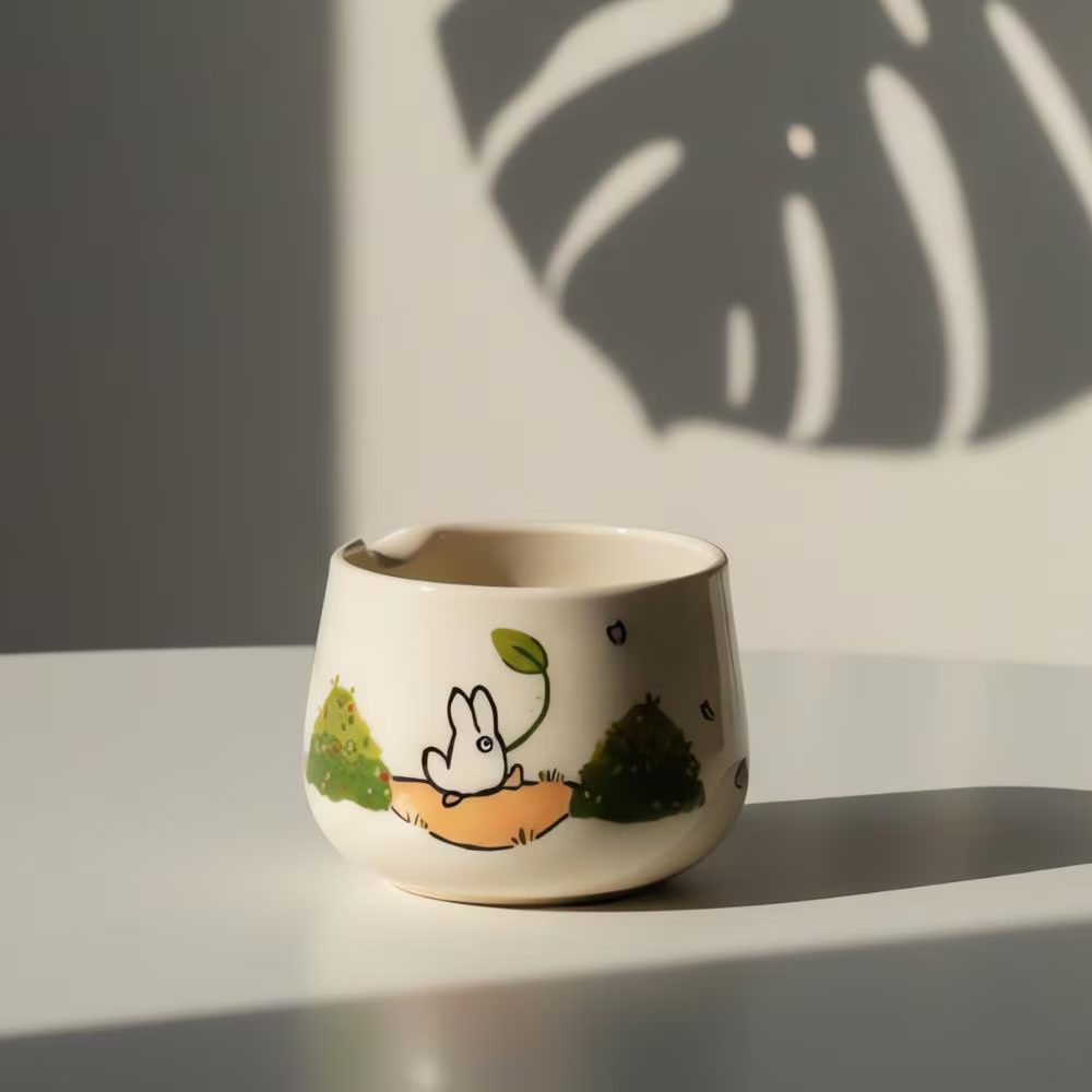 Forest Spirit Ceramic Matcha Set  | Handmade Matcha Bowl Set | LA038