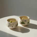 Forest Spirit Ceramic Matcha Set  | Handmade Matcha Bowl Set | LA038