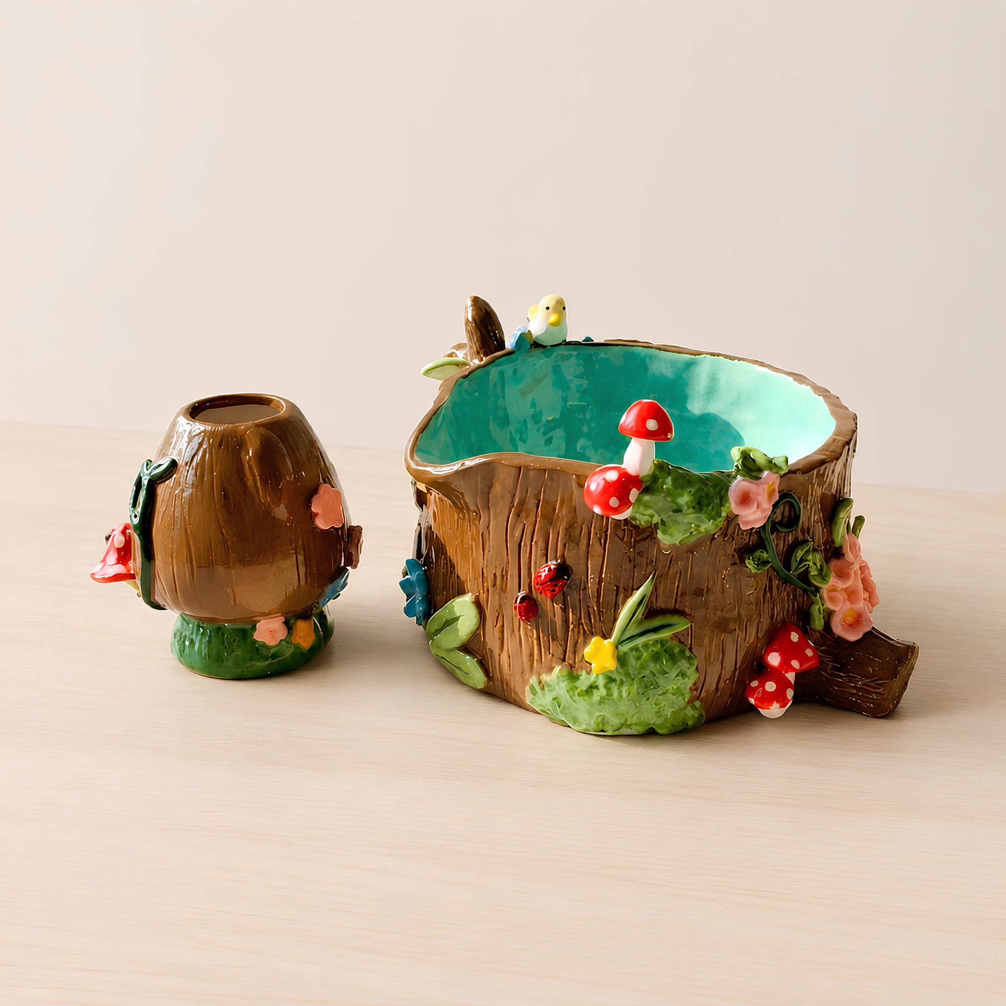 Enchanted Forest Mushroom Matcha Set