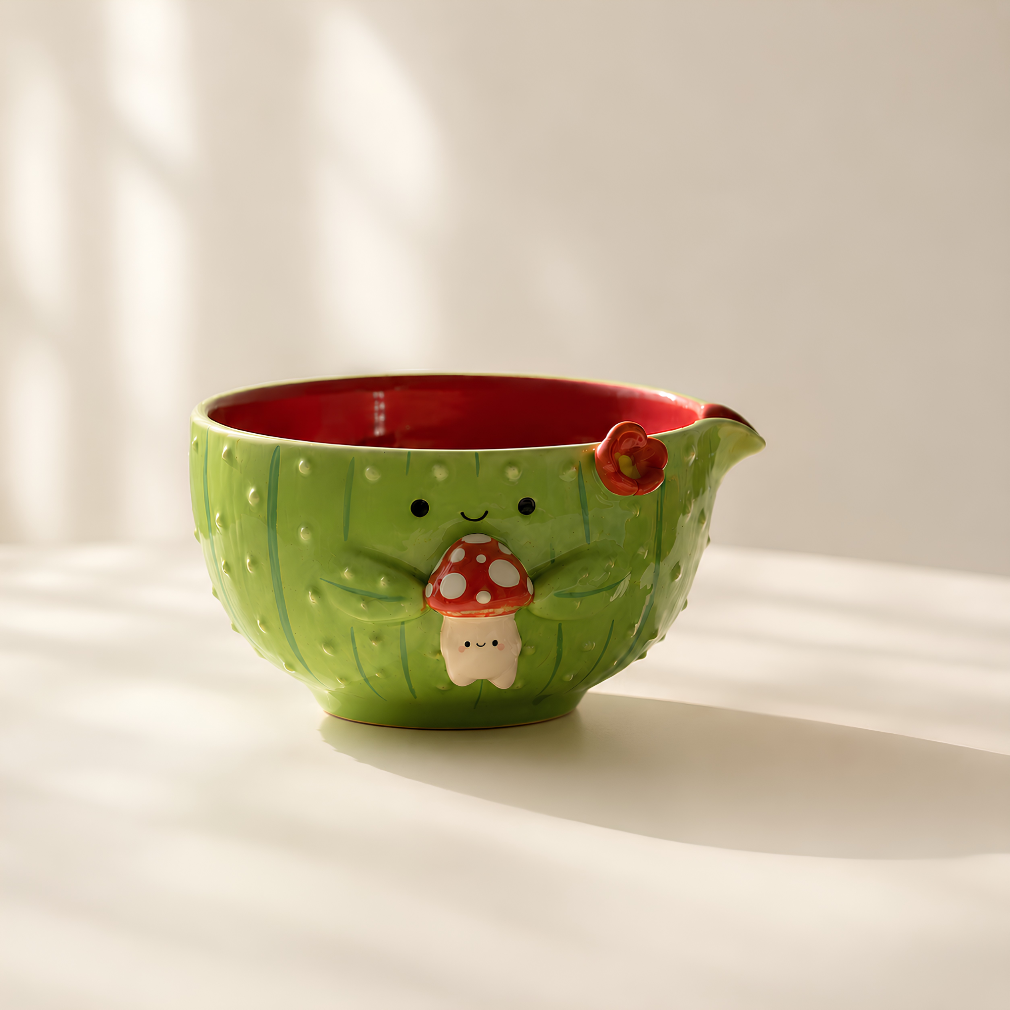 Mushroom Garden Ceramic Matcha Set - NN004