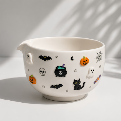 Halloween Ghost Ceramic Matcha Set - NN002