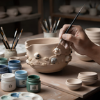 Sheep Matcha Bowl Set, Handmade Ceramic Matcha Set, Cute Chawan with Whisk Holder, Cottagecore Matcha Gift for Tea Lover | LA046
