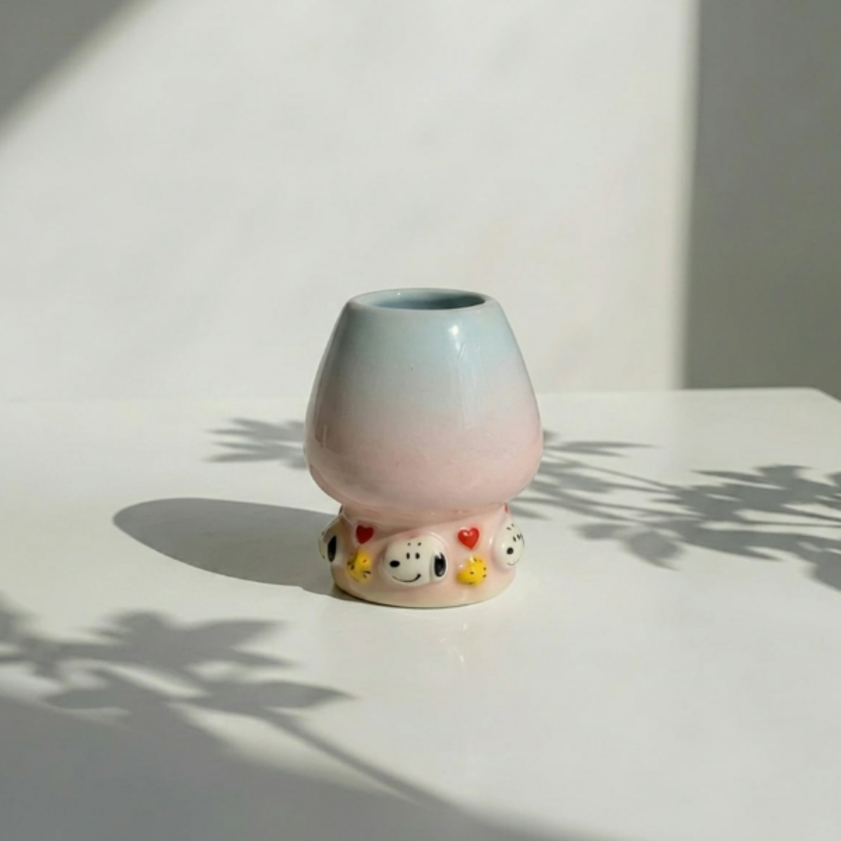 Cute Dog Matcha Bowl Set | Handmade Ceramic Puppy Doghouse Whisk Holder | Pastel Backyard Chawan | Dog Lover Gift for Tea Lovers | LA057