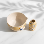 Duck Gingham Ceramic Matcha Set - NN001