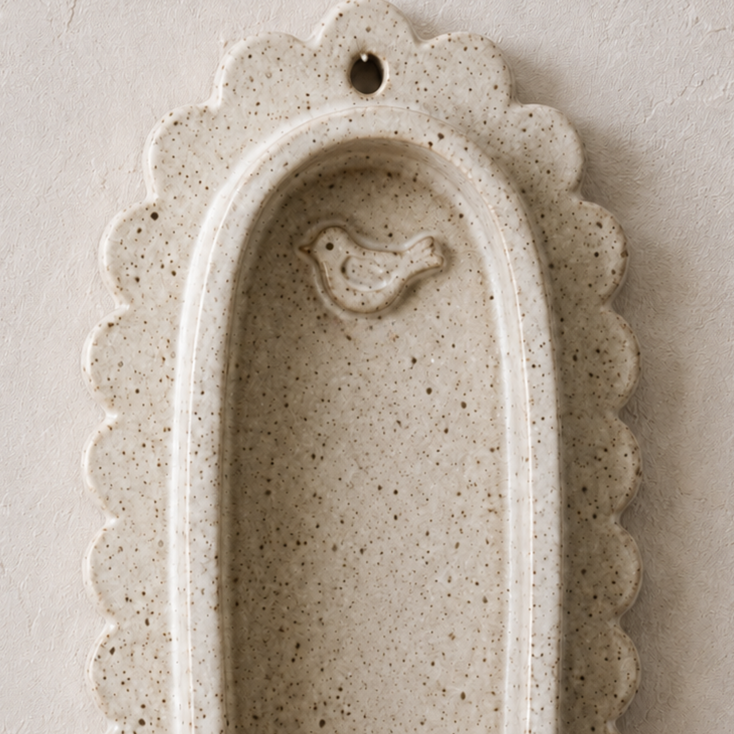 Ceramic Bird Arch Wall Candle Holder - NN07