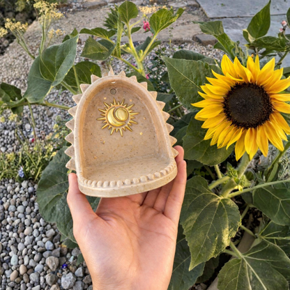 Ceramic Celestial Wall Tealight Holder - NN10