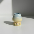 Ombre Cute Bunny Matcha Bowl | Handmade Ceramic Chawan | LA025