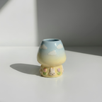 Ombre Cute Bunny Matcha Bowl | Handmade Ceramic Chawan | LA025