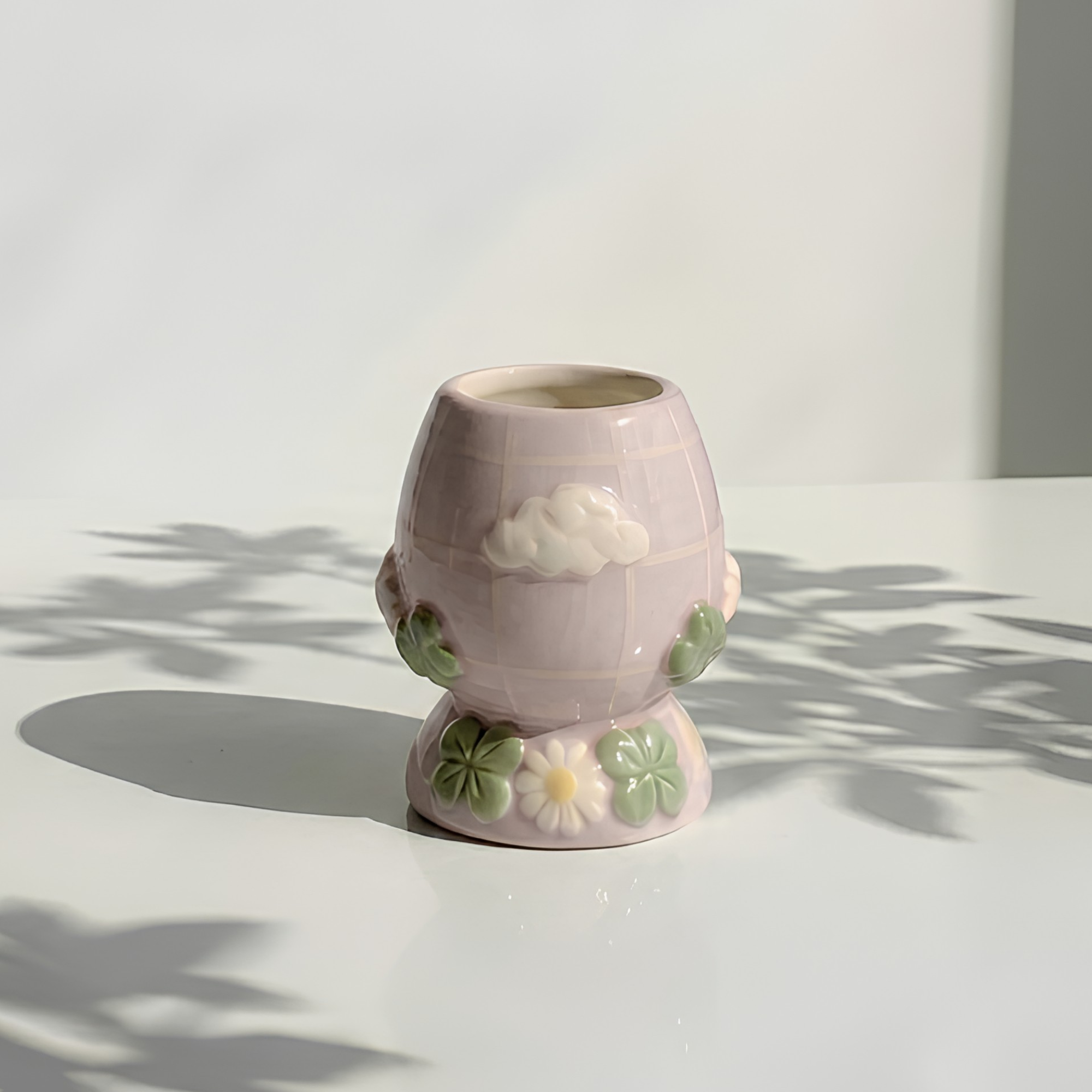 Happy Little Lamb Matcha Bowl | Handmade Ceramic Chawan | LA014