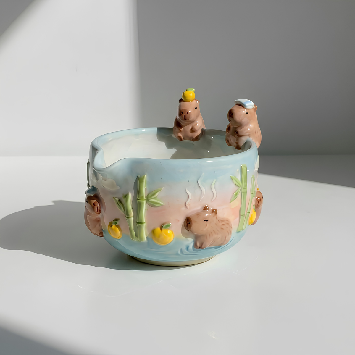 Ombre Cappybara Matcha Bowl | LA017