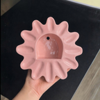 Handmade Ceramic Flower Wall Candle Holder, Boho Sconce, Cozy Home Decor | LA115