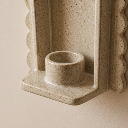 Ceramic Bird Arch Wall Candle Holder - NN07