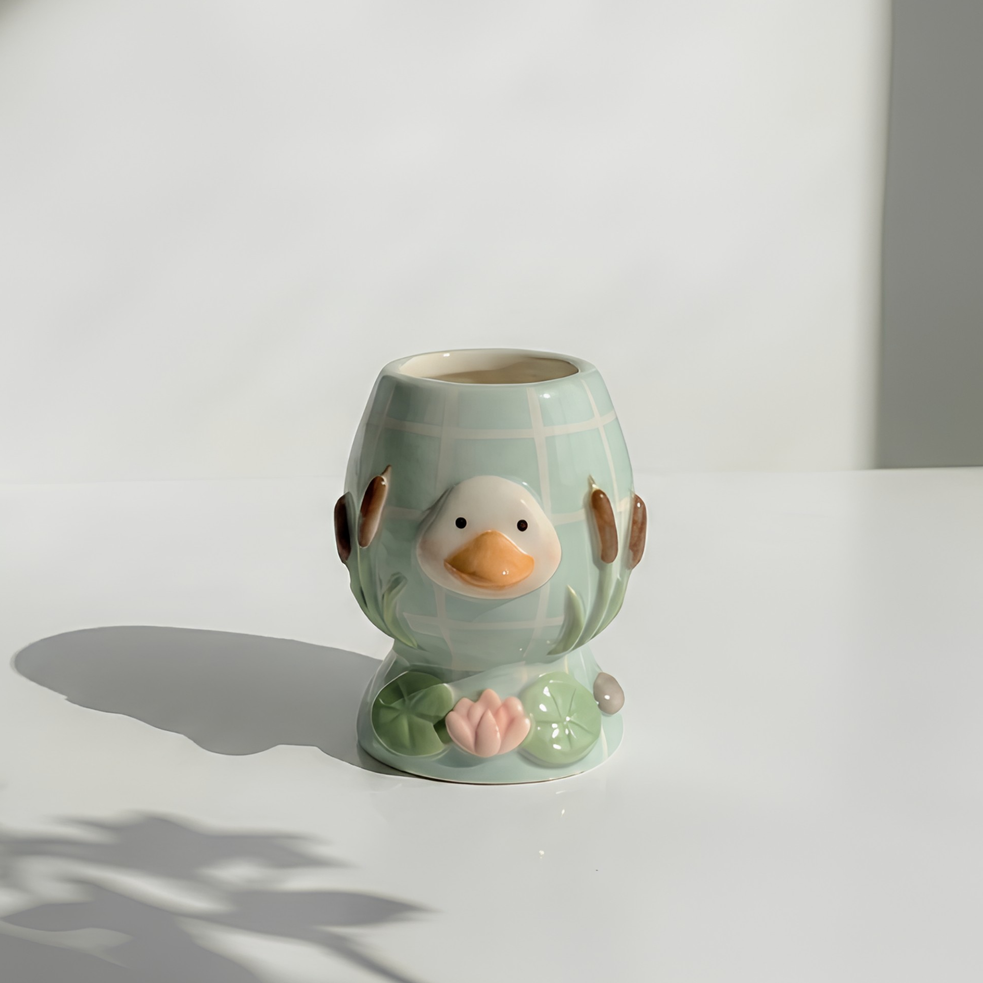Duck Matcha Bowl | Handmade Ceramic Chawan | LA012
