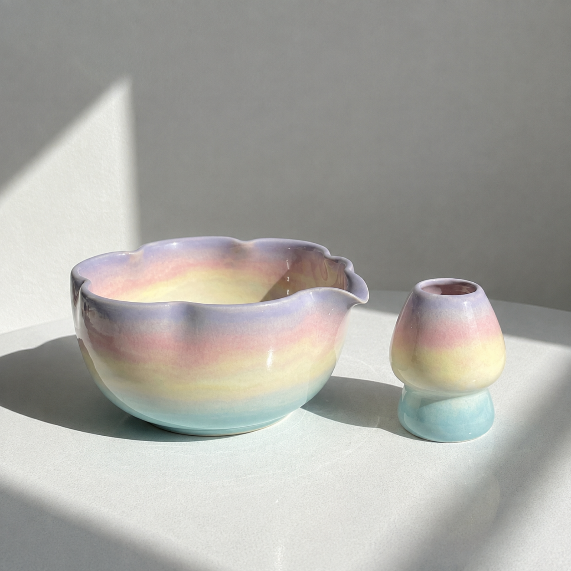 Pastel Ombre Ceramic Matcha Set- NN007