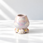 Bunny Carrot Matcha Bowl Set - Spouted Chawan and Whisk Holder, Handmade Ceramic Tea Set, Kawaii Gift for Rabbit & Matcha Lovers