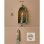 Ceramic Ajour Wall Candle Holder, Shadow Casting Wall Sconce, Handmade Perforated Candle Holder, Housewarming Gift Decor | LA128