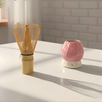 Tulip Matcha Bowl Set | Handmade Matcha Bowl Set | LA037