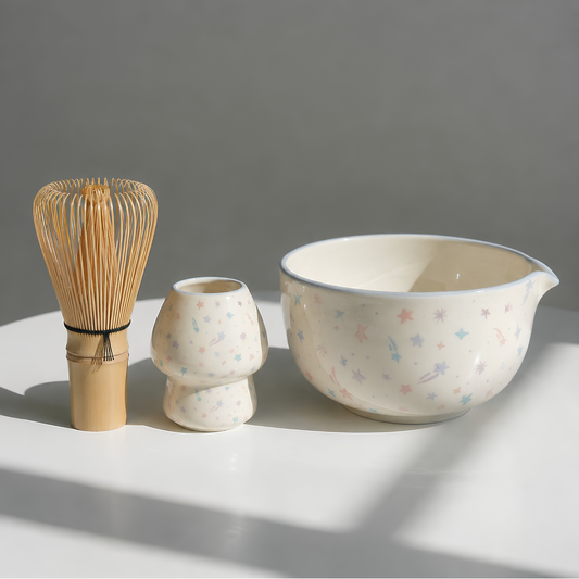 Pastel Star Ceramic Matcha Set - NN008