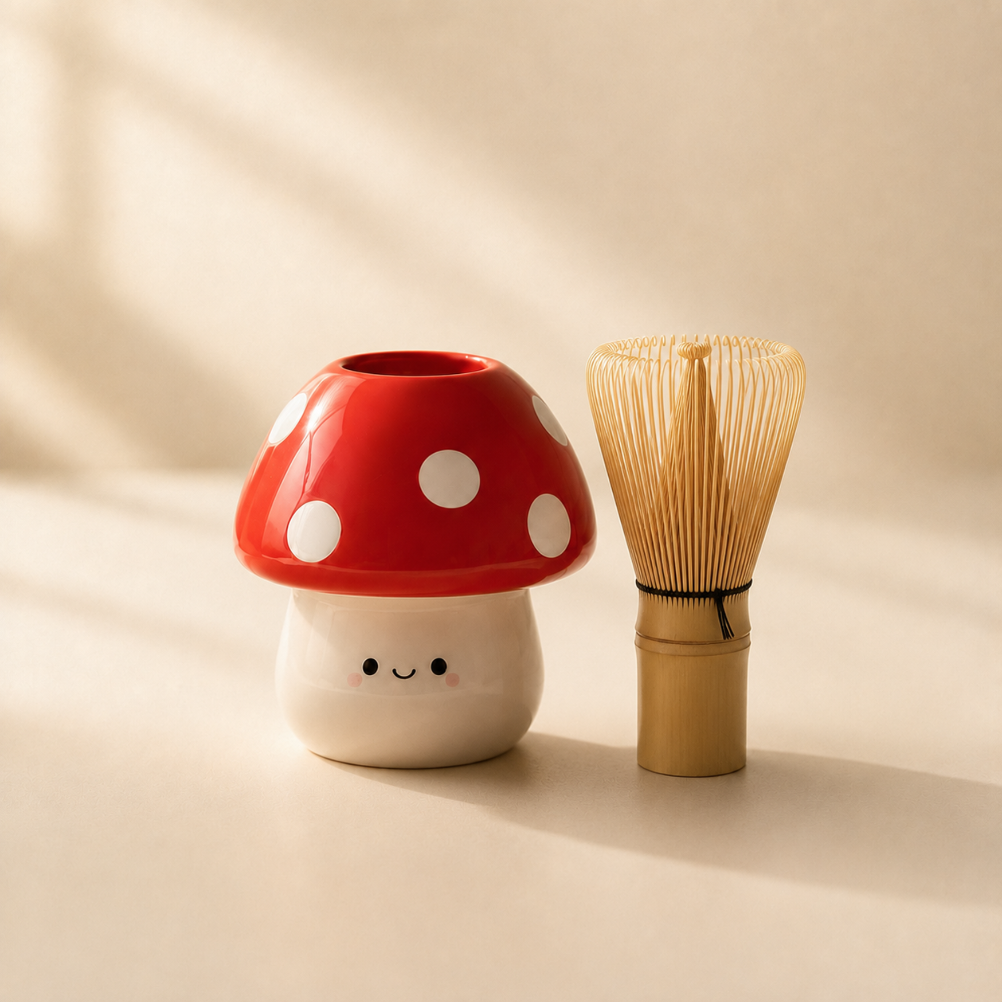 Mushroom Garden Ceramic Matcha Set - NN004