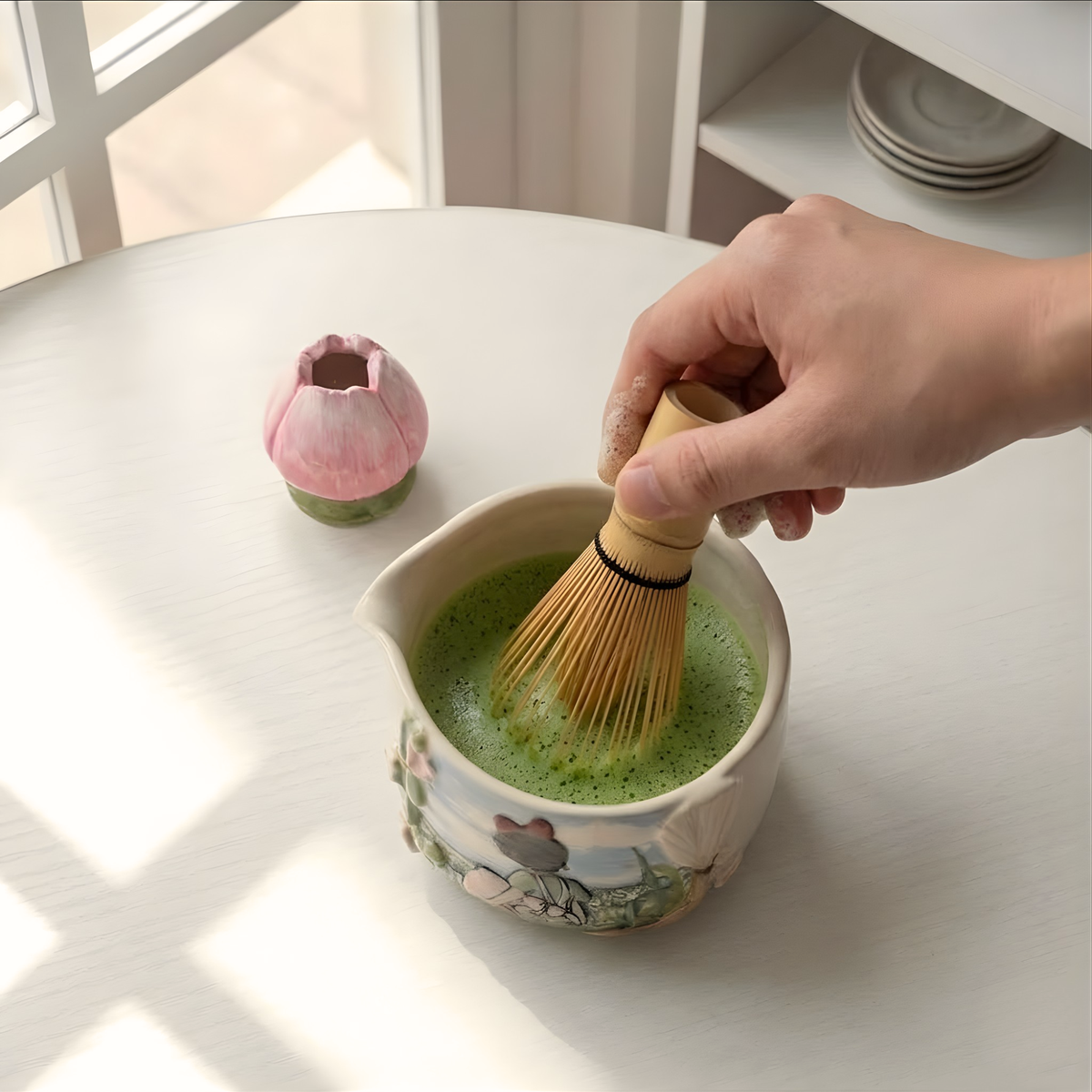 Handmade Storybook Matcha Bowl Set | Handmade Matcha Bowl Set | LA036