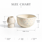 Pastel Star Ceramic Matcha Set - NN008