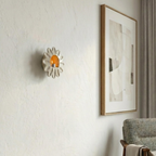 Handmade Ceramic Flower Wall Candle Holder, Boho Sconce, Cozy Home Decor | LA115