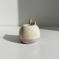 Woodland Matcha Bowl, Handmade Ceramic Chawan, Owl Fox Hedgehog Tea Bowl, Cottagecore Matcha Set | LA033