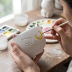 Grumpy Black Cat Matcha Bowl Set - Spouted Chawan & Whisk Holder, Handmade Ceramic Tea Set.
