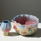 Handcrafted Mushroom Garden Ceramic Matcha Set